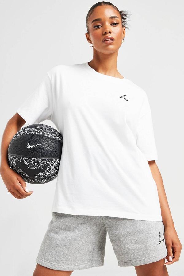 Nike Jordan Essentials SS Loose Fit Tee Bol Kesim Tişört Beyaz  - Image 1