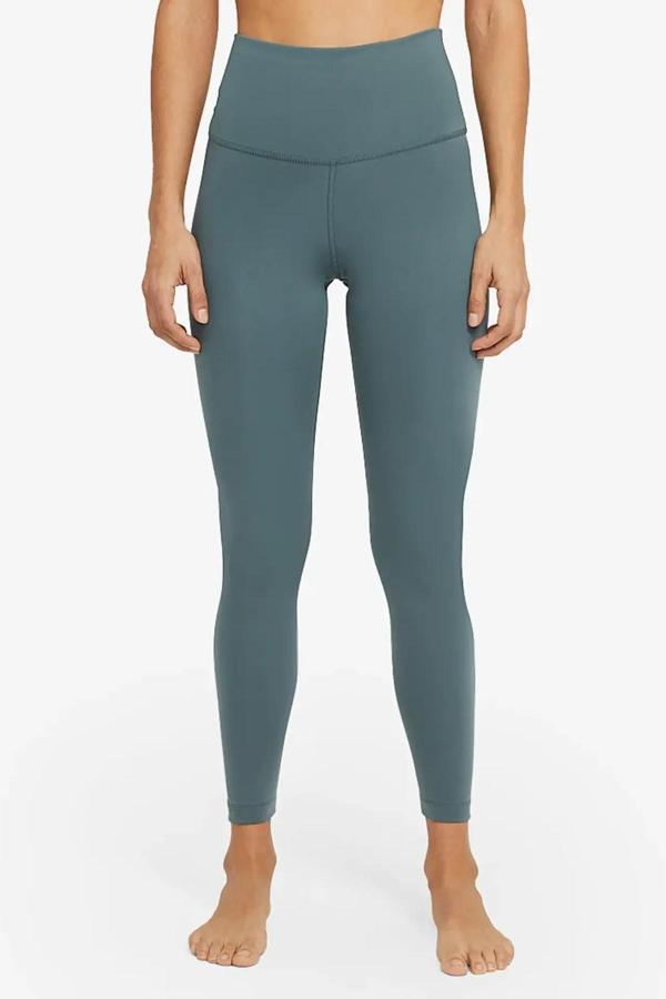 Nike Yoga High Rise Yüksek Belli 7/8 Boy Toparlayıcı Yeşil Kadın Taytı - Image 1