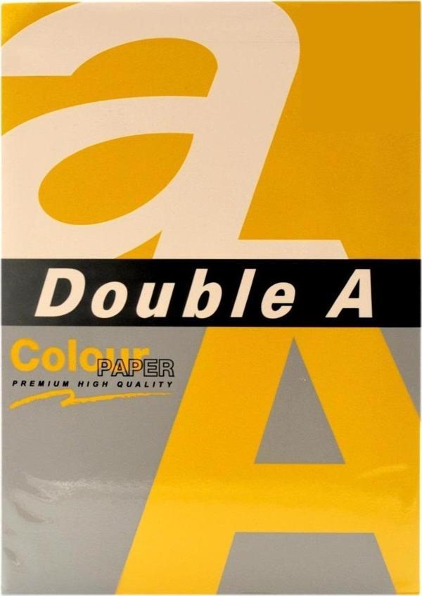Double-A Renkli Fotokopi Kağıdı A4 80 Gram Altın (100 Lü Paket) - Image 1