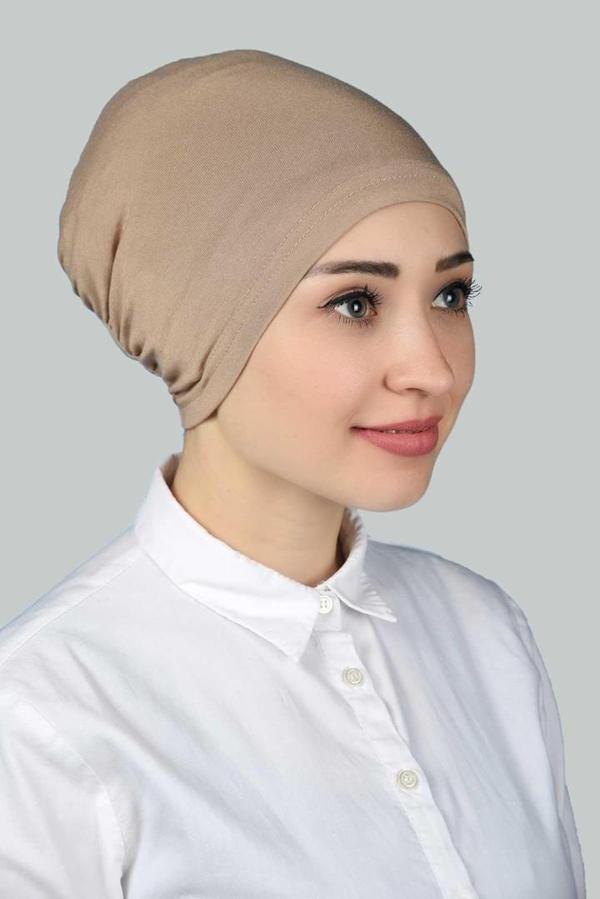 Geçmeli Lastikli Tesettür Bone - Image 1