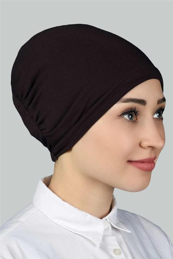 Geçmeli Lastikli Tesettür Bone - Image 1