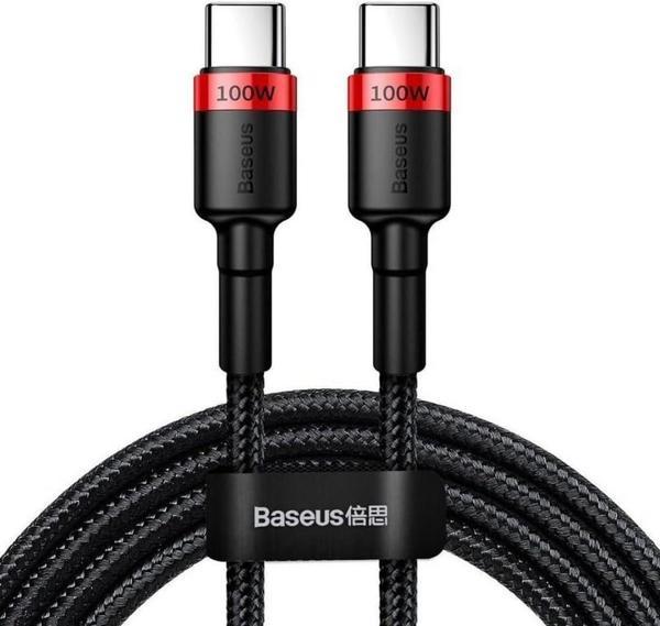 Baseus Cafule PD2.0 100W Flash Şarj Type-C to Type-C Kablo (20V 5A) 2m - Image 1