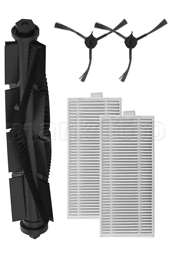 Arçelik Imperium Robo RS 3221 Uyumlu Yedek 5 Parça Seti Ana / Yan Fırça Hepa Filtre - Image 1