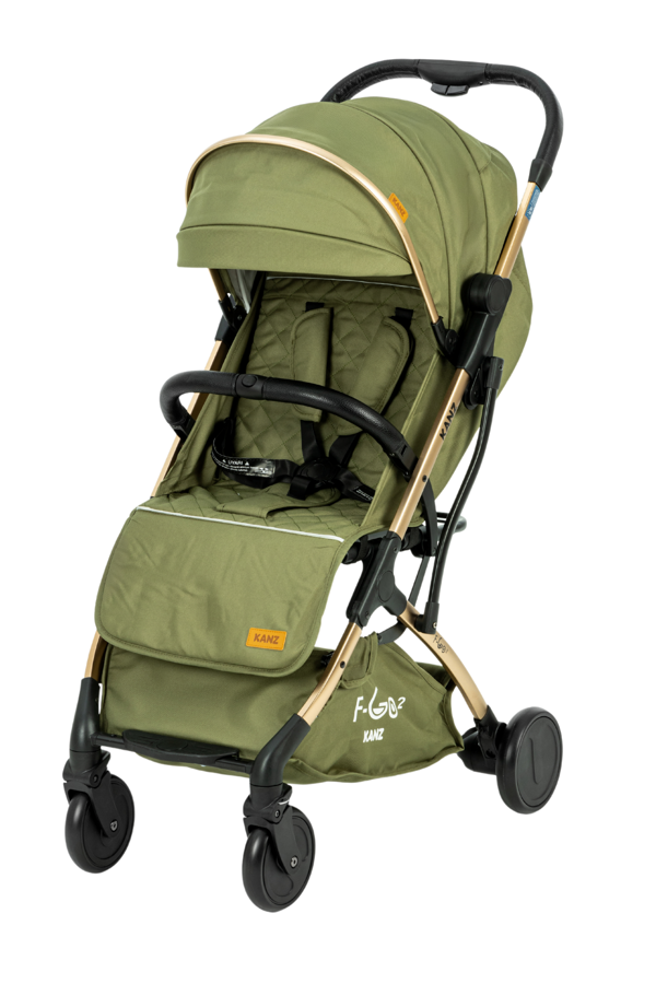 Kanz f-Go2 Kabin Boy Bebek Arabası Gold Yeşil - Image 1