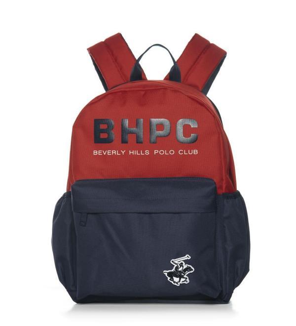 Beverely Hills Polo Club Sırt Çantası Kırmızı Lacivert - Image 1