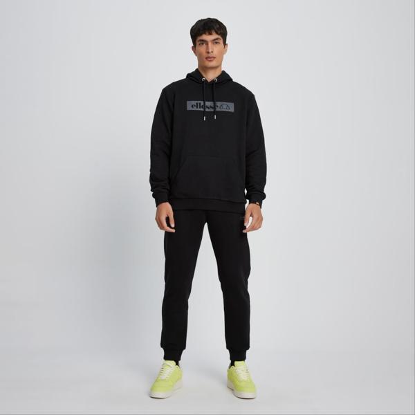 Ellesse Erkek Sweatshirt Kapüşonlu Siyah - Image 1
