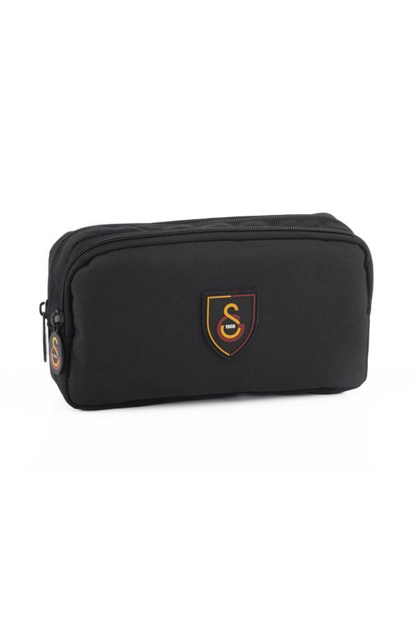 Galatasaray Kalem Çantası Yeni Sezon Armalı Çift Bölmeli Kalemlik - Image 1