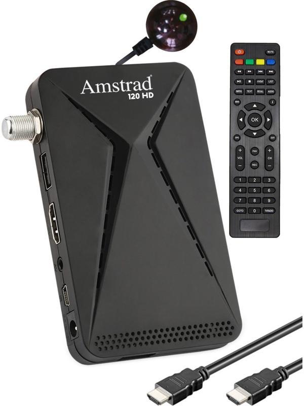 Amstrad 120 Hd - Mini Hd Uydu Alıcısı - ( Kanallar Yüklü - Tkgs - USB - HDMI ) - Image 1