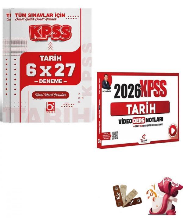 2026 KPSS Tarih Deneme ve Video Ders Notları seti Tekrar Akademi ve Bigelio Yayıncılık - Bi bigelio - Image 1
