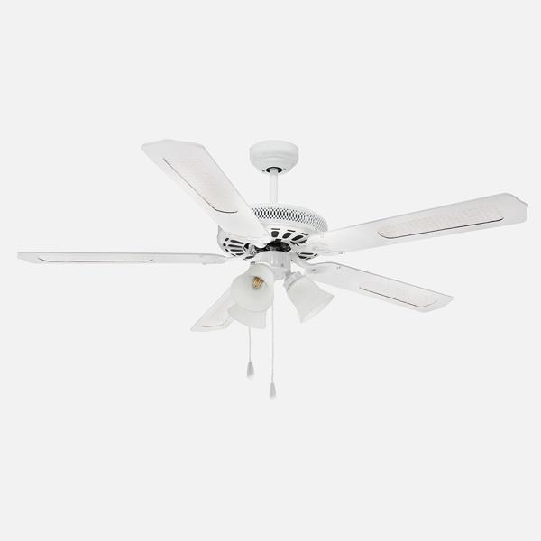 Dlc Karayel 132cm Bakır Motor 3 Lambalı Tavan Vantilatörü Beyaz - Image 1