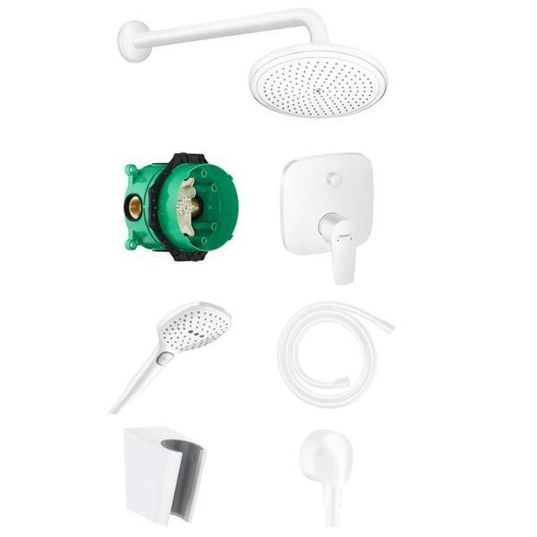 Hansgrohe Talis E Ankastre Banyo Seti Satin Beyaz - 1 - Image 1