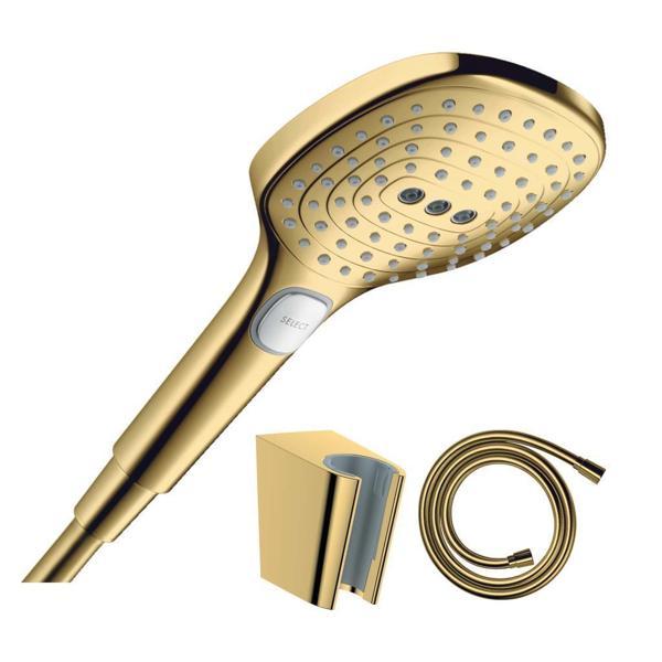Hansgrohe Raindance Select E 120 3Jet El Duşu Seti Altın - Image 1
