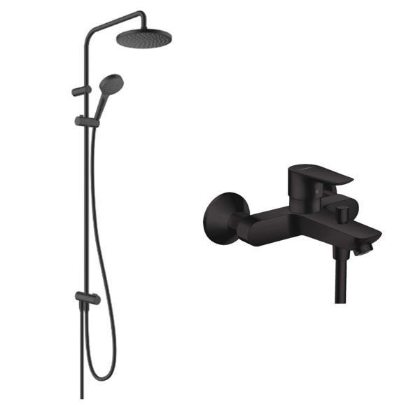 Hansgrohe Vernis Blend Mat Siyah Duş Kolonu Seti - Image 1