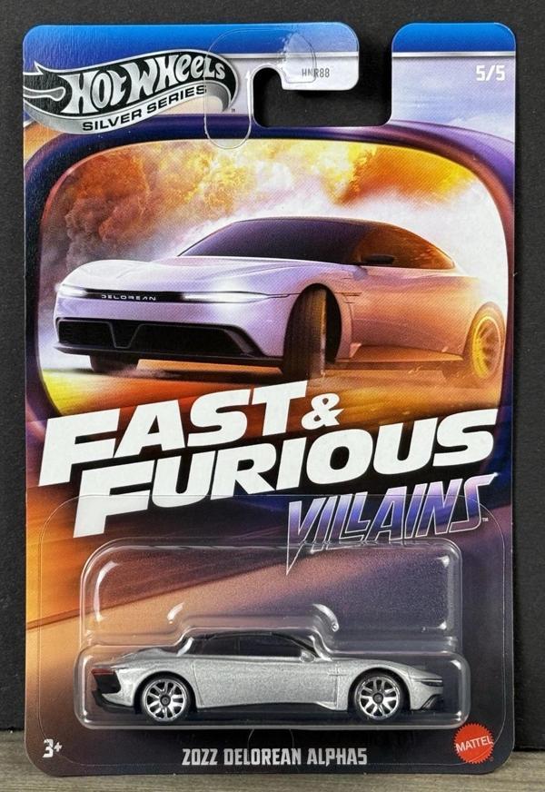 Hot Wheels Fast & Furious 2022 DeLorean Alphas Die-Cast Araba - Image 1