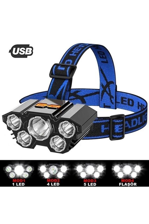 Caddeoutlet Lt 21 150W Ultra Güçlü Led Şarjlı 5 Led 5X Cree Led Kafa Feneri Avcı Feneri Balıkçı Kamp Feneri 09 - Image 1