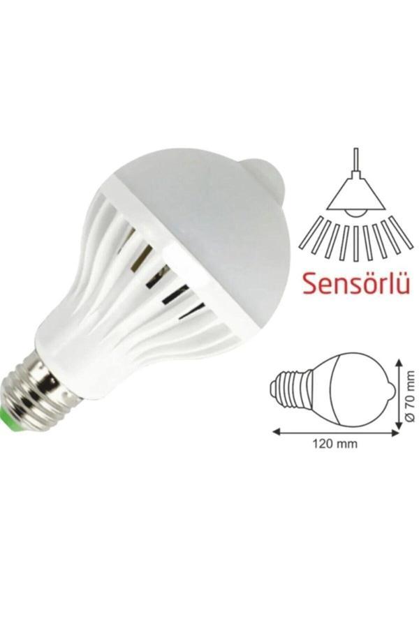 Rixos Alta Led Sensörlü 9 W Beyaz Ampul - Image 1