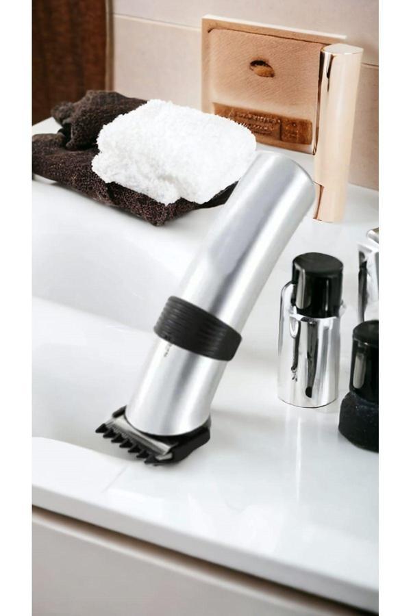 Shavingtech 609 Profesyonel Şarjlı Saç Sakal Kesme Tıraş Makinesi Erkek Tıraş Makine Seti - Image 1