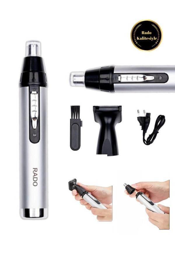 Rado Pro Şarjlı Kulak Burun Kılı Temizleme Tüy Kesme Ense Favori Düzeltme Tıraş Makinesi - Image 1
