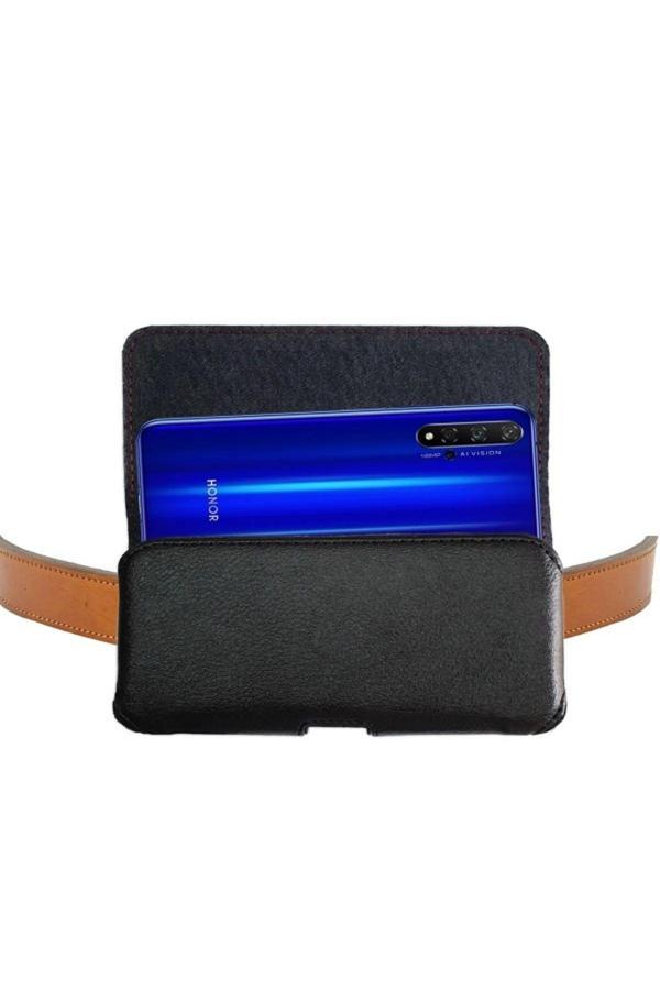 Caddeoutlet Honor 20 Lite Uyumlu Kılıfı Bel Kemer Kılıf Kapaklı Mıknatıslı Yan - Image 1