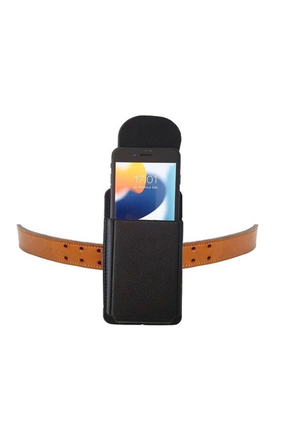 Caddeoutlet Realme 10 Kılıfı Uyumlu Bele Takılan Kemer Kılıf Mıknatıslı Kapaklı Suni Deri Dik - Image 1