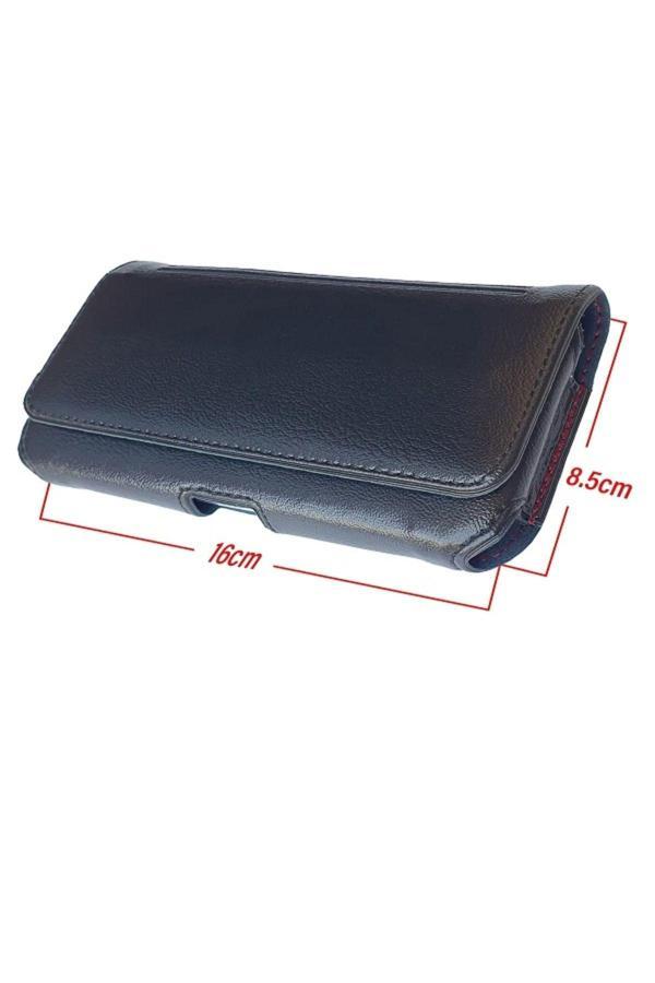 Caddeoutlet Samsung Galaxy M40 Kemer Kılıfı Bele Takılan Kemer Kılıf Kapaklı Mıknatıslı Yan - Image 1