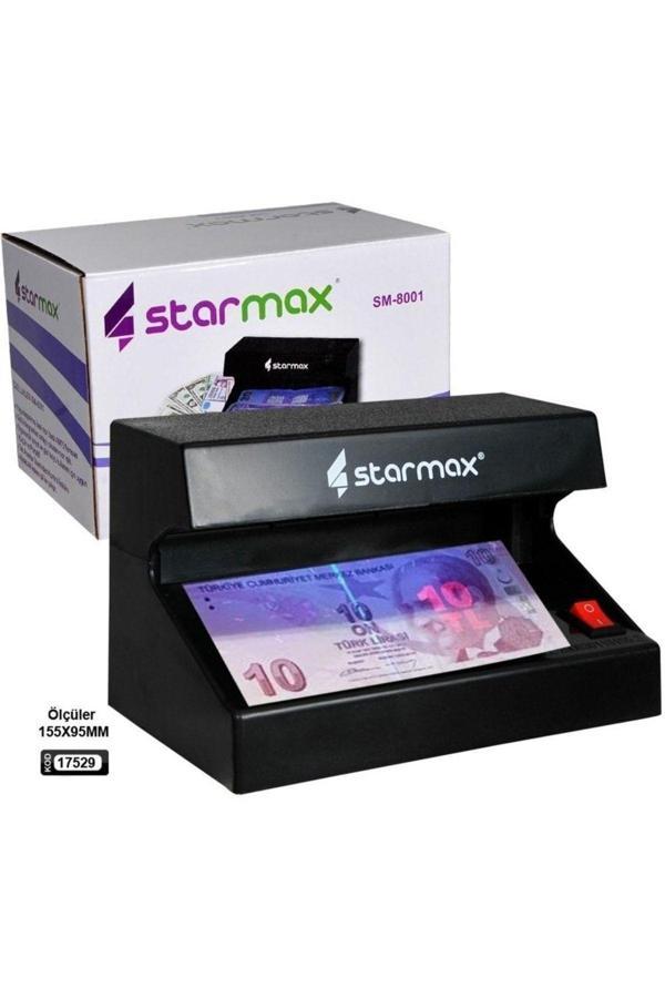 Suled Starmax Sahte Para Tespit Kontrol Cihazı Makinesi Dedektörü Aleti Mor. 4 Adet Pil Hediyedir. - Image 1