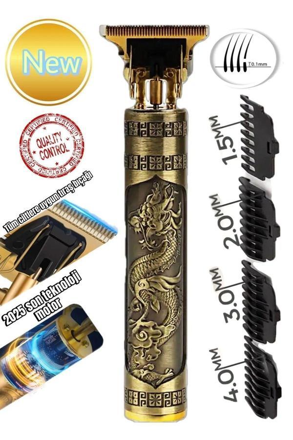 Caddeoutlet 2024 N-9226 New Dragon Profesyonel Saç Sakal Ense Çizim Tüm Vücut Tüyü Lazer Öncesi Tıraş Makinesi - Image 1