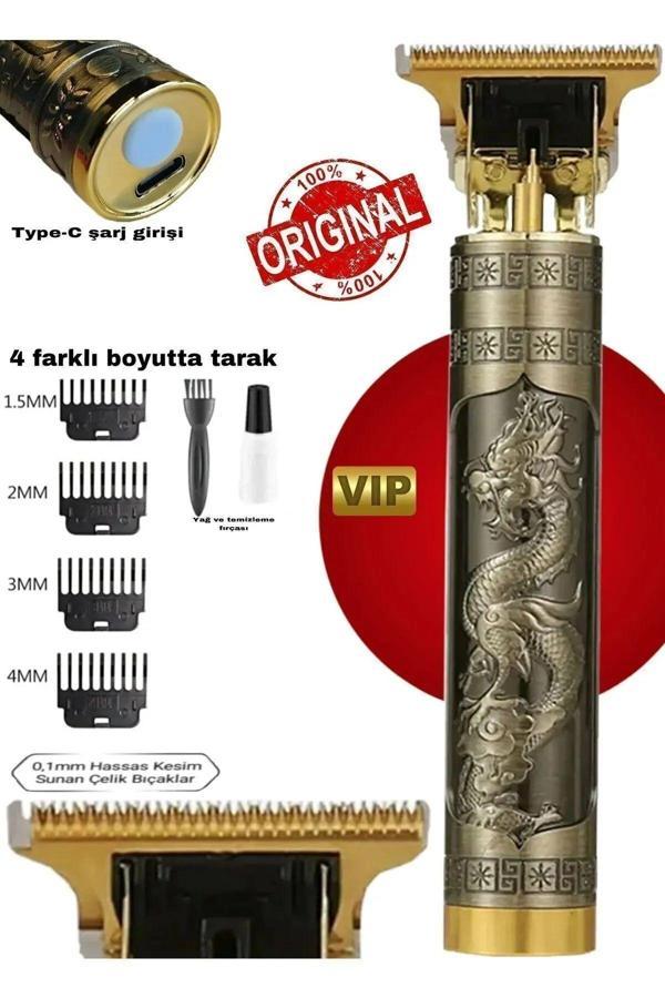 Caddeoutlet Dragon Profesyonel N-9294 Saç Sakal Ense Çizim Tüm Vücut Tüyü Lazer Öncesi Tıraş Makinesi - Image 1