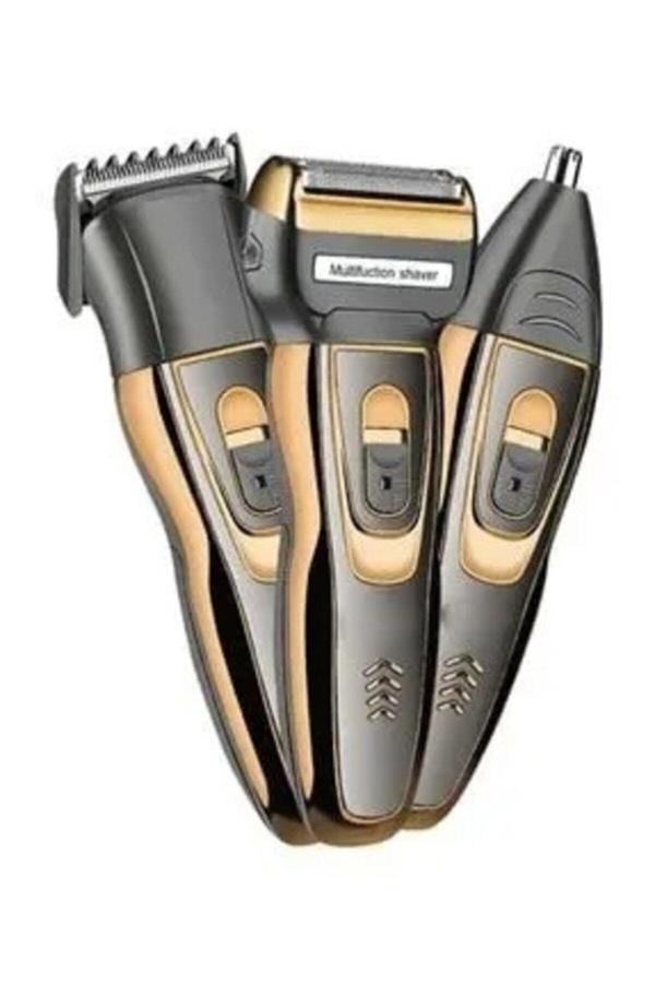 Caddeoutlet 3 In 1 Profesyonel Saç Sakal Kesme Ense Burun Tıraş Makinesi Seti - Bal Cd4A41Ad - Image 1