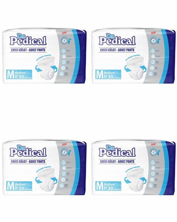 Dr. Pedical Emici Külot Orta Boy Yetişkin Hasta Bezi Medium 120 Adet - Image 1