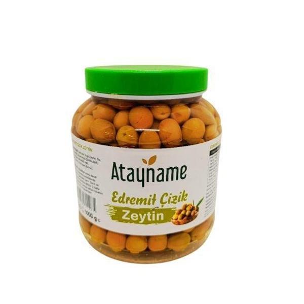 Atayname Edremit Çizik Zeytin 1000 G - Image 1