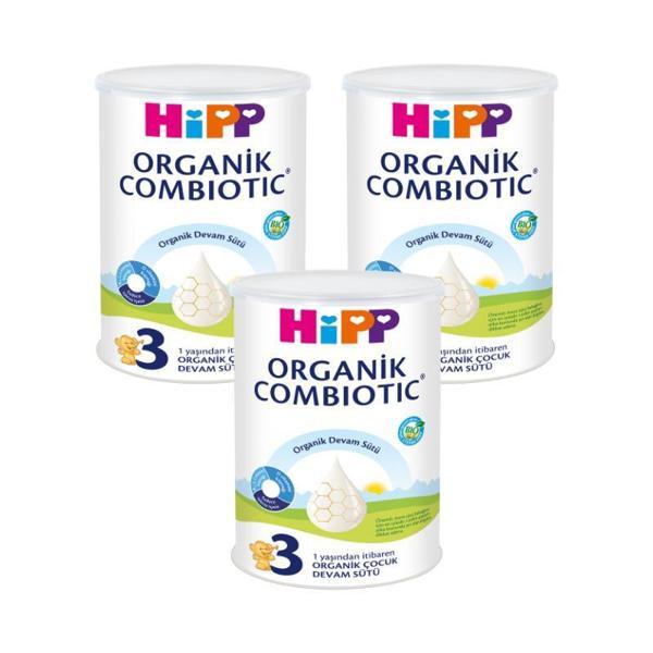 Hipp Organik Combiotic Bebek Sütü 3 Numara 350 gr 3 Adet - Image 1