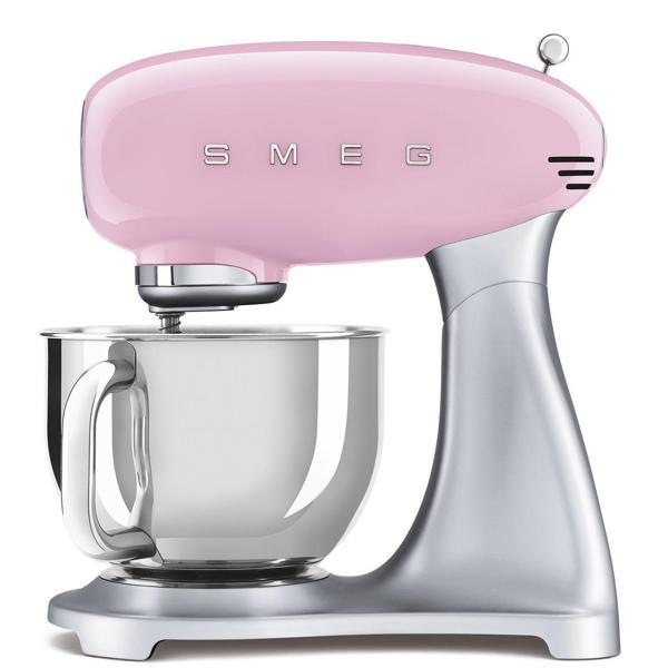Smeg SMF02PKEU Retro Pembe 800 W 4.8 lt Hamur Yoğurma Makinesi - Image 1