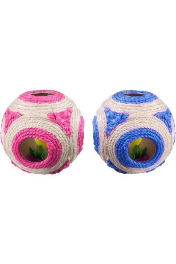 Flamingo Sisal Top 11 Cm Çıngırak + Catnip - Image 1