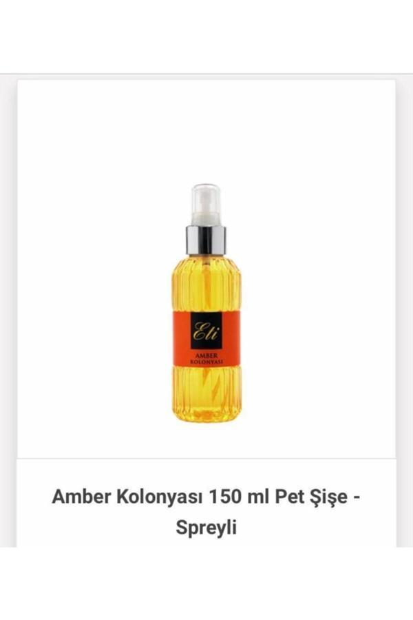 Eti Kolonya Meşhur Eti Parfümlü Amber Kolonyası Spreyli 150 Ml - Image 1