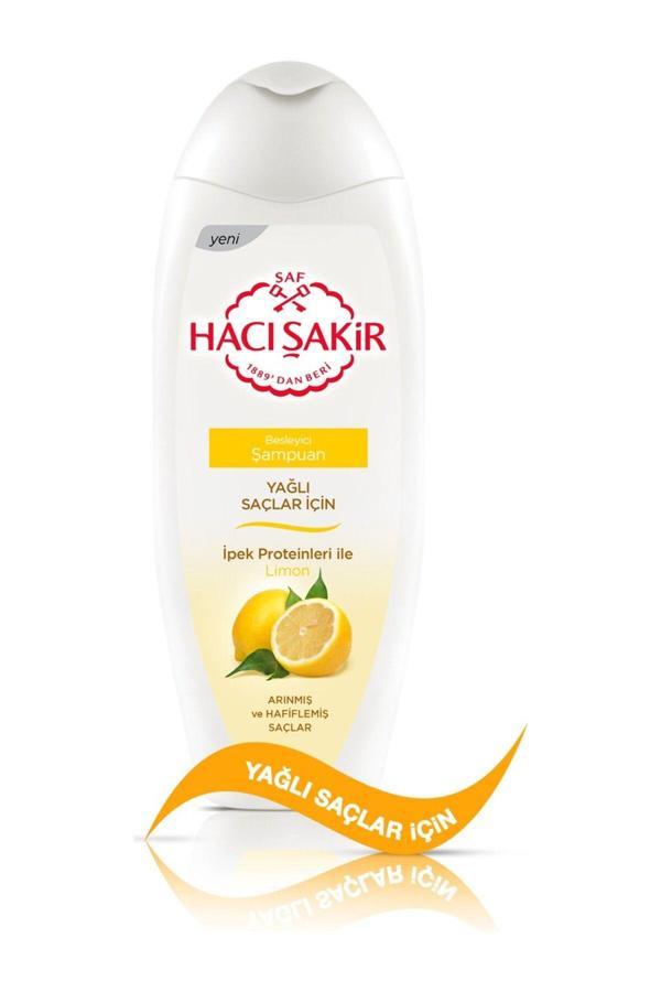 Hacı Şakir Besleyici Etkili 2'Si 1 Arada Şampuan + Saç Kremi Limon - Image 1