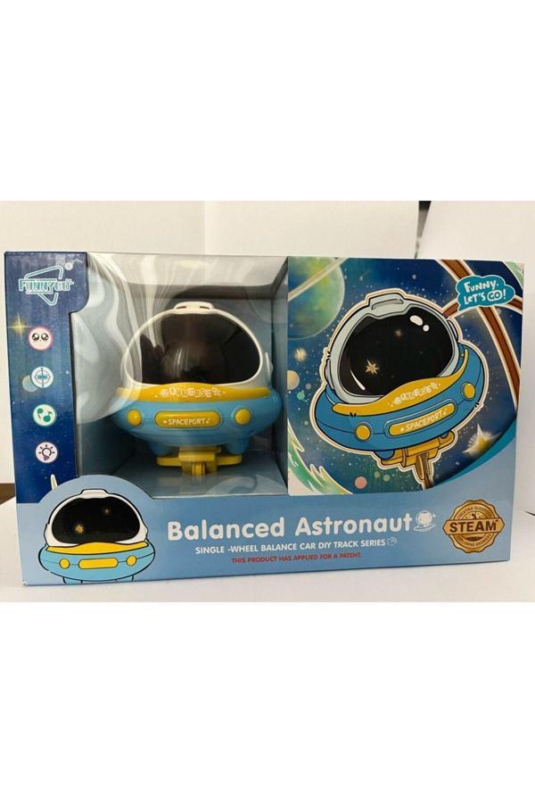 Urz Grup İp Üzerinde Yürüyen Tombul Tekerlekli Araç Oyuncakları Sevimli Denge Tek Tekerlekli Astronot - Image 1
