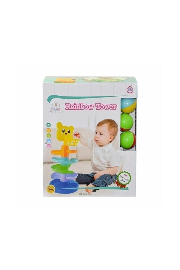 Babycim Gökkuşağı Kule Eğitici Oyuncak - Image 1