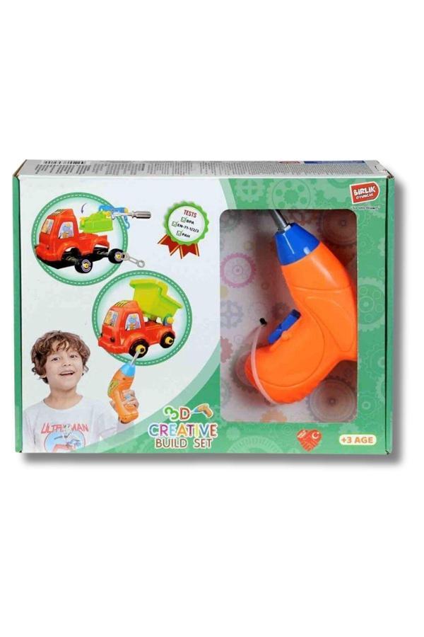 Birlik Oyuncak Kutulu 3D Matkap Seti Söktak Araçlar - Image 1