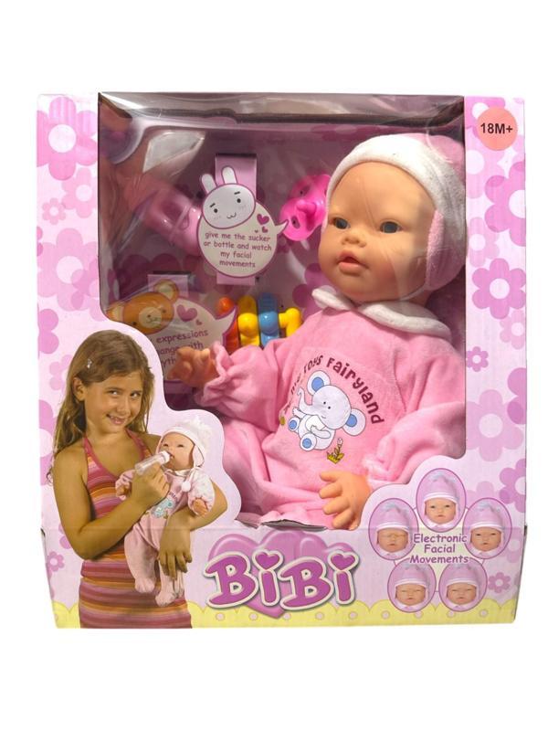 Toysturka Oyuncak Mimikli Bebek Oyun Arkadaşı Mimikli Bebek Bibi TT33078 - Image 1
