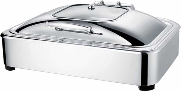 Epinox Chafing Dısh Dörtgen Hidrolik Kapak 9 L 1/1 Gömme (Cdh-9G) - Image 1
