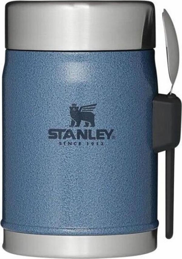 Stanley 10-09382-081 Klasik Kaşıklı 0,40 Litre Çelik Yemek Termosu - Mavi - Image 1