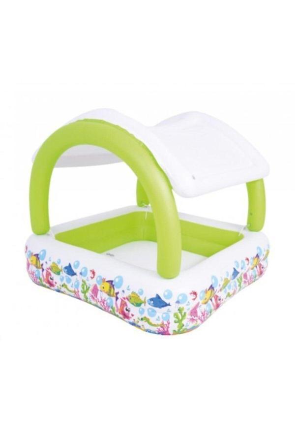 Bestway Sunclub Büyük Boy Gölgelikli Şişme Havuz (143 X 143 X 123 Cm) - Image 1