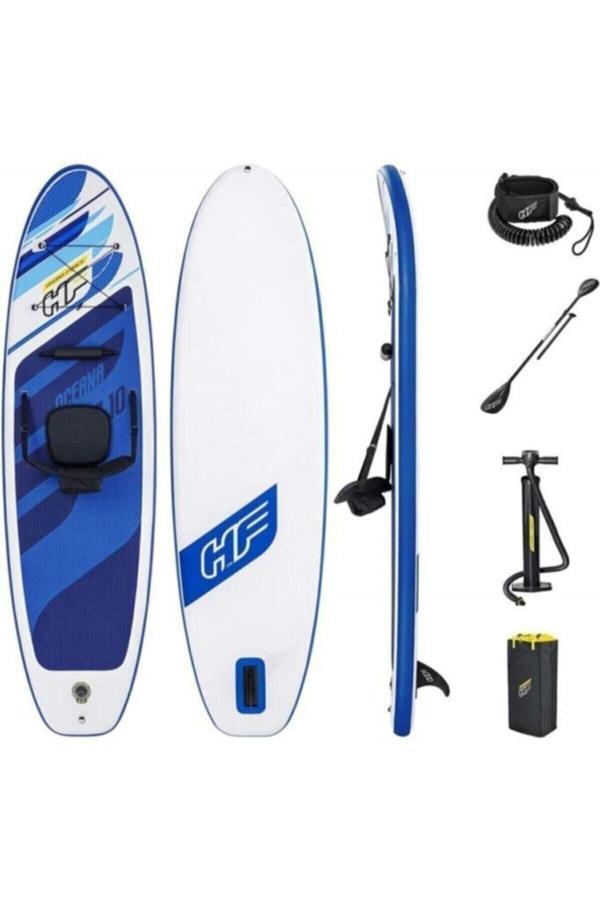 Easytekno Bestway 65350 Oceana Şişme Kano Sörf Tahtası-Çantalı Set Kürek Ve Pompa Dahil 305X84X12 - Image 1