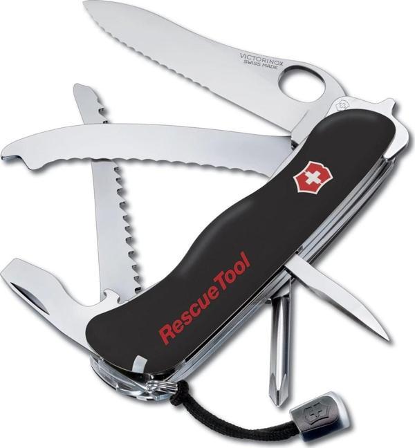 Victorinox 0.8623.MWN.3 RescueTool Siyah Hayat Kurtarma Çakısı - Image 1