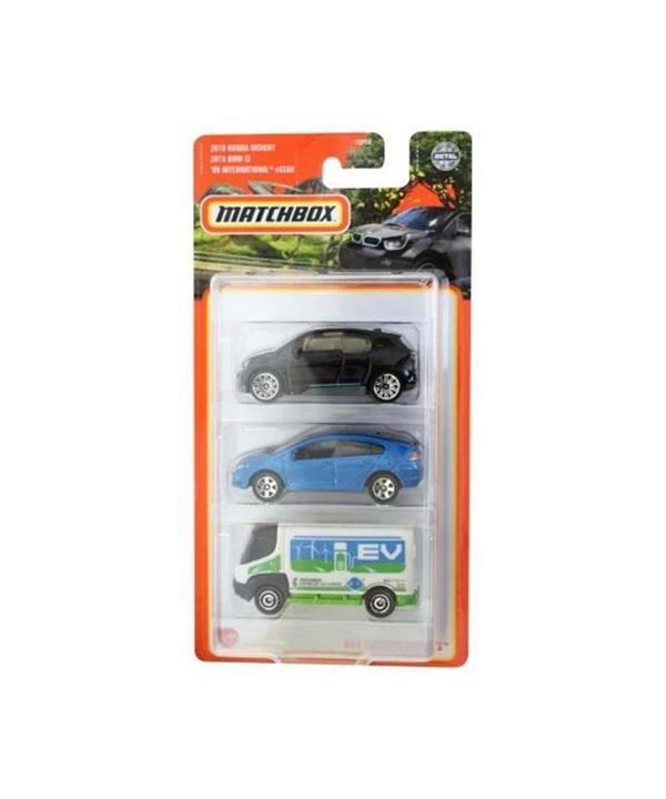 Matchbox Üçlü Araba Seti MBX Electric Drivers C3713-HFK10 - Image 1