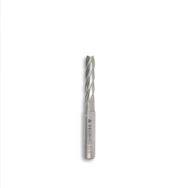 Makina Takım HSSE CO8 DIN 844/BN Parmak Freze 8 mm Kısa - MTE B00276180800 - Image 1