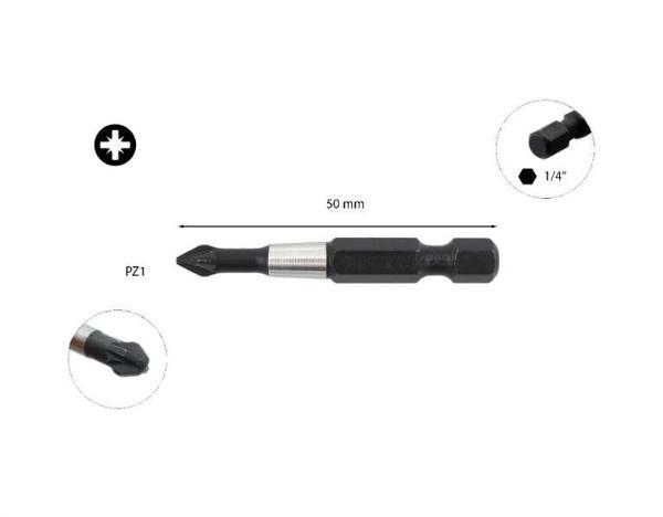 Ceta Form PZ1 x 50 mm Darbeli Yıldız Bits Uç - CB/591TM - Image 1
