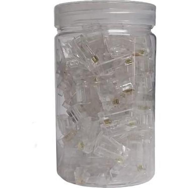 EZCOOL EZ-RJ45 100 LÜ AÇIK UÇ YENİ NESİL CAT6 KONNEKTÖR - Image 1