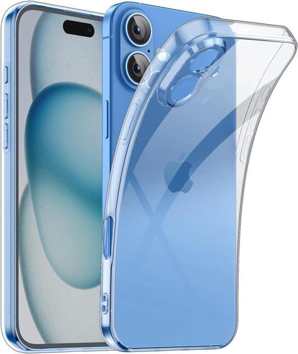 Logis Apple iPhone 16 Kılıf Süper Silikon Şeffaf - Image 1
